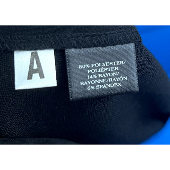 Black and Blue Colorblock Ann Taylor Business Dress 8 - Picture 6 of 6